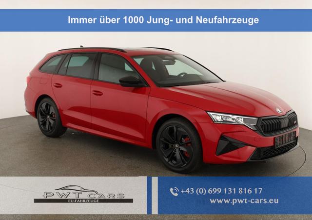 Skoda Octavia Combi - 2.0 TSI 195 kW RS DSG, Pano, Standheizung, AHK, Navi, Matrix, Canton, Side, Winter, 5 J.-Garantie