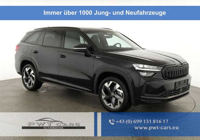 Skoda Kodiaq - 2.0 TDI 142 kW 4x4 Sportline DSG Sportline, Pano, AHK, Navi, Matrix, el. Klappe, Side, Winter, 19-Zoll