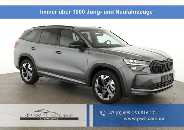Skoda Kodiaq - 2.0 TDI 142 kW 4x4 Sportline DSG Sportline, Pano, AHK, Navi, Matrix, el. Klappe, Side, Winter, 19-Zoll