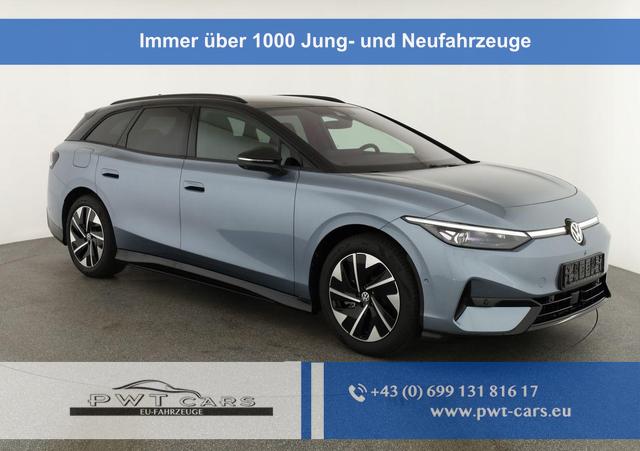 Volkswagen ID.7 Kombi - Pro 210 kW Tourer Black, AHK, HuD, IQ.Light, IQ.Drive, AreaView, Side, Winter, 19-Zoll