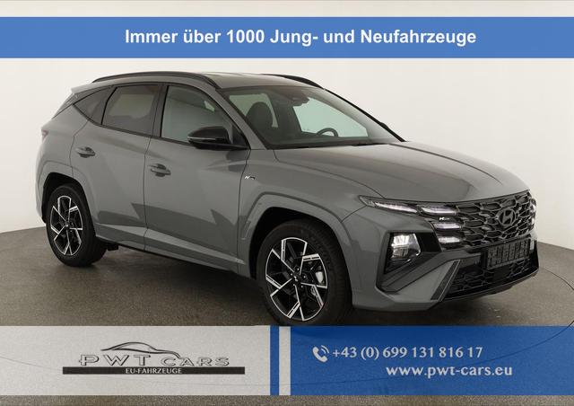 Hyundai TUCSON - 1.6 T-GDI DCT 4WD N-LINE, AHK, el. Klappe, Teilleder, Navi, Kamera, ACC