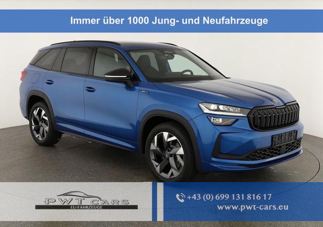 Skoda Kodiaq - 2.0 TSI 150 kW 4x4 Sportline DSG Sportline, AHK, Navi, Matrix, Side, Kamera, Winter, 19-Zoll, 4 J.-Garantie
