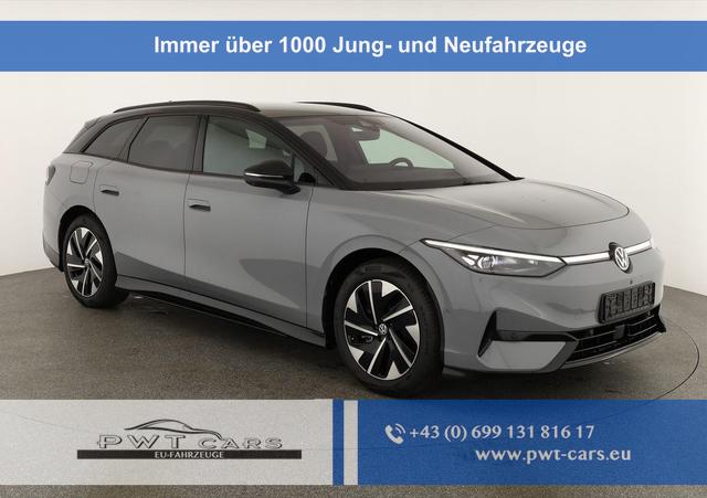 Volkswagen ID.7 - Pro 210 kW Tourer Black, AHK, HuD, IQ.Light, IQ.Drive, AreaView, Side, Winter, 19-Zoll