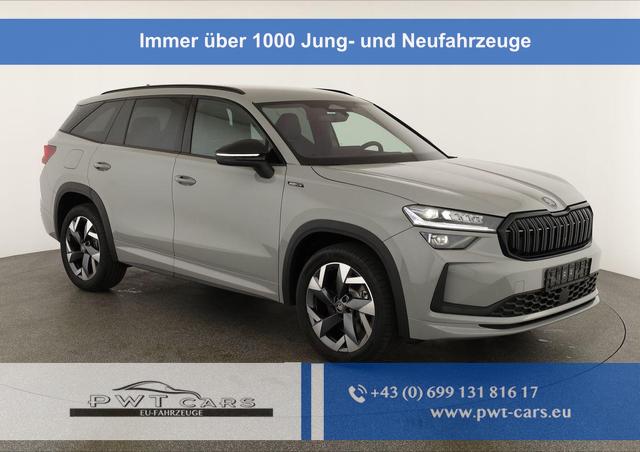Skoda Kodiaq - 1.5 TSI mHEV 110 kW Sportline DSG Sportline, AHK, Navi, Matrix, el. Klappe, Side, Winter, 19-Zoll