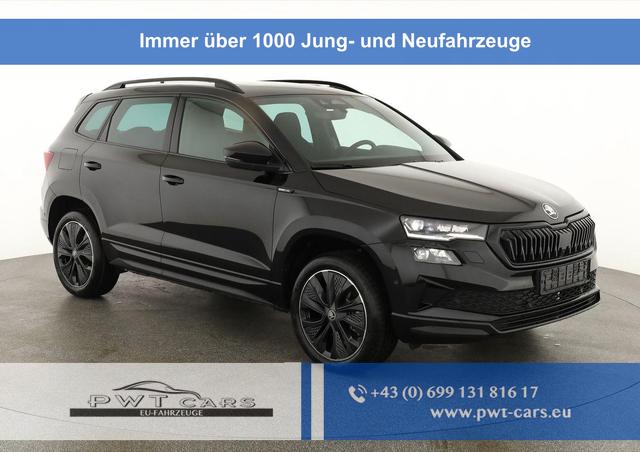 Skoda Karoq - Sportline 1.5 TSI DSG Sportline, Pano, AHK, Navi, CANTON, Matrix, AreaView, Side, Kamera, el. Klappe, FS-beheizbar, 5 J.-Garantie