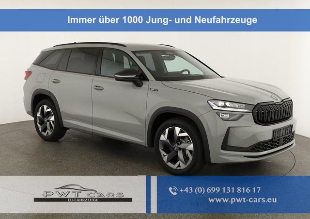 Skoda Kodiaq - 2.0 TSI 150 kW 4x4 Sportline DSG Sportline, AHK, Navi, Matrix, Side, Kamera, Winter, 19-Zoll, 4 J.-Garantie