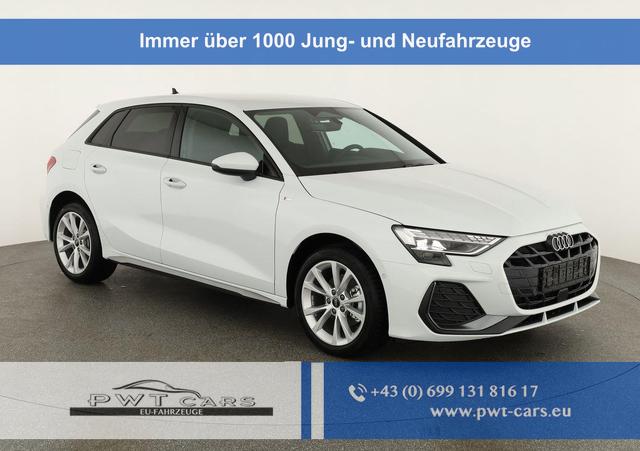 Audi A3 Sportback - TFSI 110 kW S line 35 S-tronic S-LINE, AHK, Matrix, Navi, el. Klappe, Kamera, Winter, 3 J.-Garantie