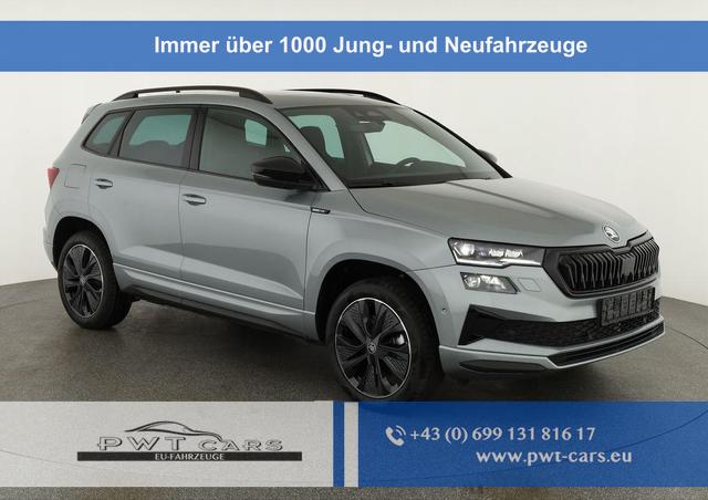 Skoda Karoq - Sportline 1.5 TSI DSG Sportline, Pano, AHK, Navi, CANTON, Matrix, AreaView, Side, Kamera, el. Klappe, FS-beheizbar, 5 J.-Garantie