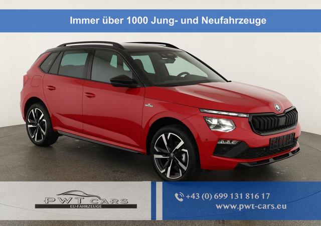 Skoda Kamiq - Monte Carlo 1.5 TSI DSG Carlo, Pano, AHK, Matrix, Navi, Side, 18-Zoll, 5 J.-Garantie