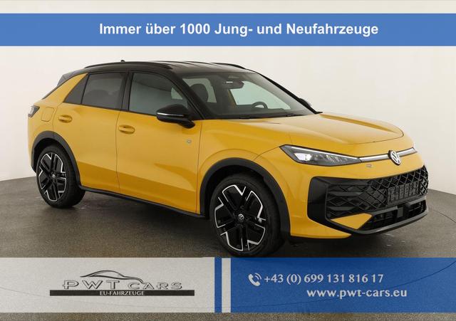 Volkswagen T-Roc - 1.5 eTSI 110 kW R-Line DSG Black, AHK, IQ.Light, Kamera, el. Klappe, 19-Zoll