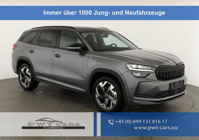 Skoda Kodiaq - 2.0 TDI 142 kW 4x4 Sportline DSG Sportline, AHK, Navi, Matrix, el. Klappe, Side, 19-Zoll