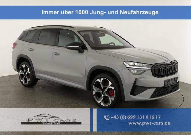 Skoda Kodiaq - 2.0 TSI 195 kW 4x4 RS DSG RS, AHK, Navi, Matrix, Canton, Side, FS-beheizbar, el. Klappe, Kamera, 20-Zoll, 5 J.-Garantie