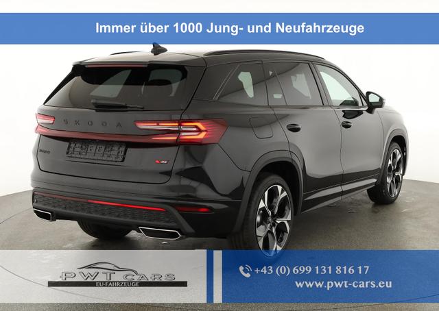 Skoda Kodiaq - 2.0 TSI 195 kW 4x4 RS DSG RS, AHK, Navi, Matrix, Canton, Side, FS-beheizbar, el. Klappe, Kamera, 20-Zoll, 5 J.-Garantie
