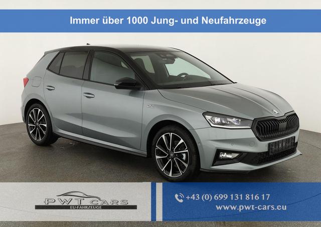 Skoda Fabia - Monte Carlo 1.5 TSI DSG Carlo, Ladeboden, LED, Kamera, App-Connect, 17-Zoll