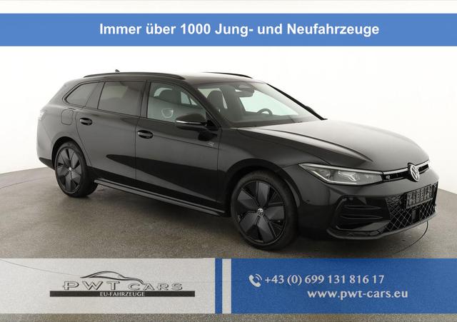 Volkswagen Passat Variant - 2.0 TDI 142 kW 4Motion R-Line DSG 4M Black, Pano, AHK, Navi, IQ.Light, Side, Kamera, el. Klappe, 19-Zoll, 5 J.-Garantie