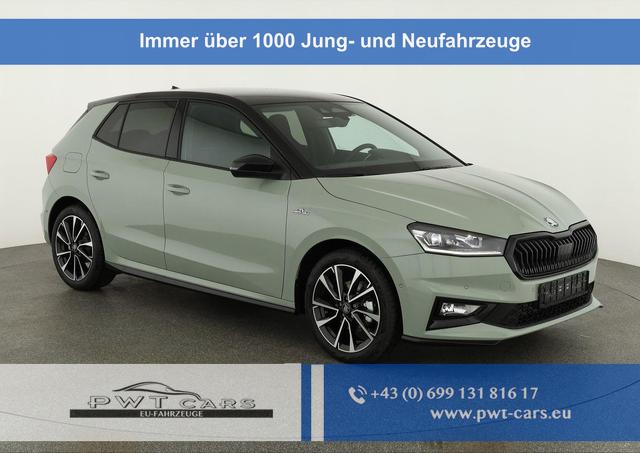Skoda Fabia - Monte Carlo 1.5 TSI DSG Carlo, Ladeboden, LED, Kamera, App-Connect, 17-Zoll