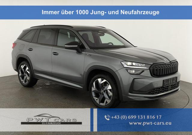Skoda Kodiaq - 2.0 TSI 150 kW 4x4 Sportline DSG Sportline, AHK, Navi, Matrix, Canton, Side, FS-beheizbar, el. Klappe, Kamera, 19-Zoll, 5 J.-Garantie