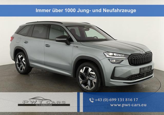 Skoda Kodiaq - 2.0 TSI 150 kW 4x4 Sportline DSG Sportline, AHK, Navi, Matrix, Canton, Side, FS-beheizbar, el. Klappe, Kamera, 19-Zoll, 5 J.-Garantie