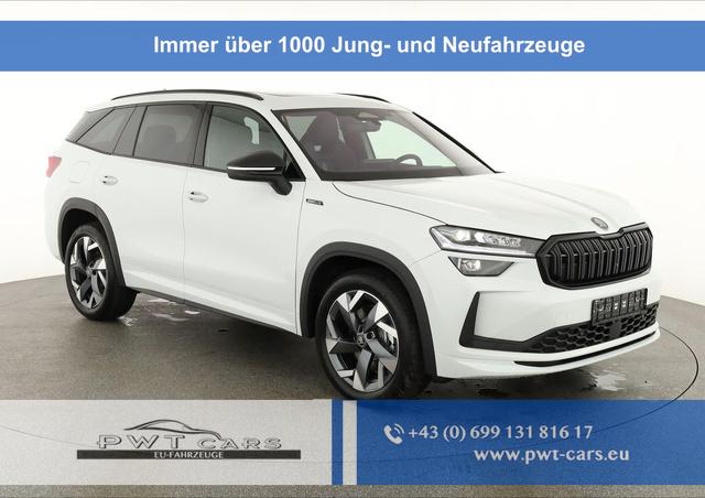 Skoda Kodiaq - 2.0 TSI 150 kW 4x4 Sportline DSG Sportline, Pano, AHK, Navi, Matrix, Canton, Side, FS-beheizbar, el. Klappe, Kamera, 19-Zoll, 5 J.-Garantie