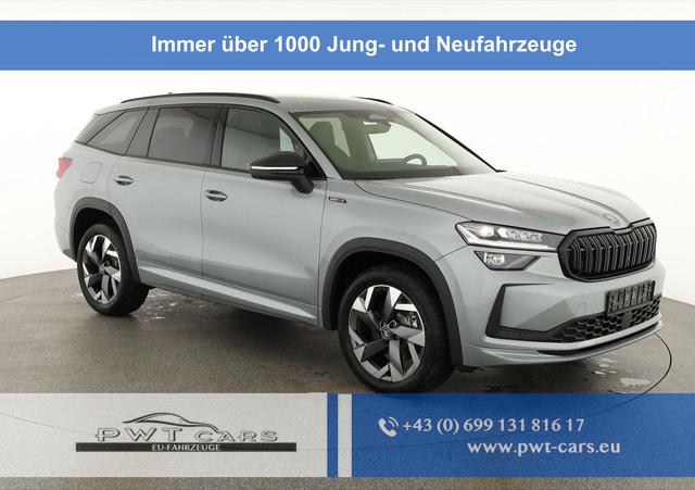 Skoda Kodiaq - 2.0 TDI 142 kW 4x4 Sportline DSG Sportline, AHK, Navi, Matrix, Canton, Side, FS-beheizbar, el-Klappe, Kamera, 19-Zoll, 5 J.-Garantie