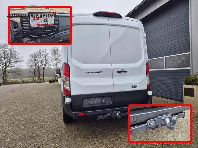 Ford Transit L2H2 2.0 EcoBlue 165PS Trend Heckantrieb 3,5t 2-Sitzer AHK Sitzheizung Lenkradheizung Frontscheibe beheizb. Klimaautomatik PDC v+h Rückf.Kamera Bluetooth DAB Apple CarPlay Android Auto Tempomat Ganzj.Reifen 