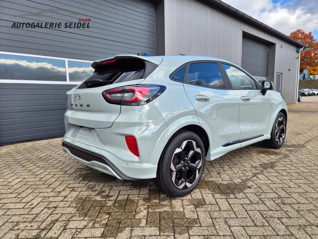Ford Puma ST-Line X 1.0 EcoBoost Hybrid 125PS Automatik NEUES MODELL 360°Kamera AbstandsTempomat el.Heckklappe Premium Leder (Sensico) B+O-Sound Klimaautomatik Sitzheizung Lenkradheizung Frontscheibe beheizb. Ford-Navi SYNC4 Bluetooth Apple CarPlay Android A 