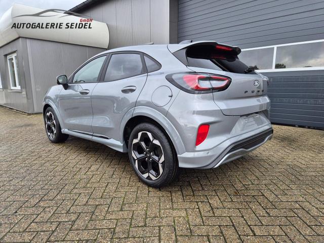 Ford Puma ST-Line X 1.0 EcoBoost Hybrid 125PS Automatik NEUES MODELL 360°Kamera AbstandsTempomat el.Heckklappe Premium Leder (Sensico) B+O-Sound Klimaautomatik Sitzheizung Lenkradheizung Frontscheibe beheizb. Ford-Navi SYNC4 Bluetooth Apple CarPlay Android A 