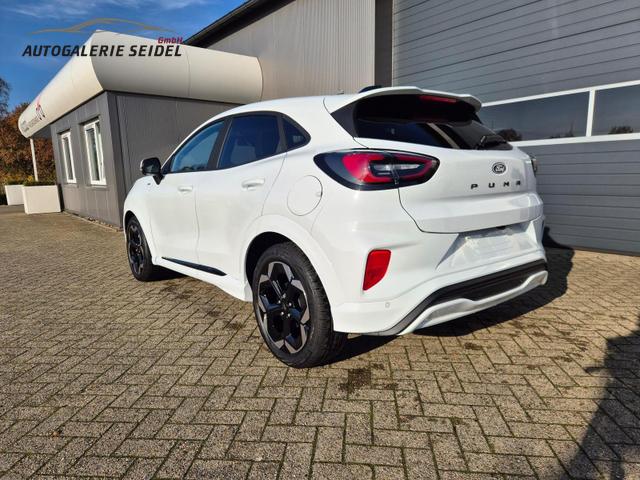 Ford Puma ST-Line X 1.0 EcoBoost Hybrid 125PS Automatik NEUES MODELL 360°Kamera AbstandsTempomat el.Heckklappe Premium Leder (Sensico) B+O-Sound Klimaautomatik Sitzheizung Lenkradheizung Frontscheibe beheizb. Ford-Navi SYNC4 Bluetooth Apple CarPlay Android A 