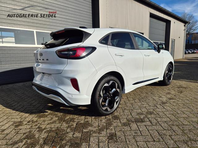 Ford Puma ST-Line X 1.0 EcoBoost Hybrid 125PS Automatik NEUES MODELL 360°Kamera AbstandsTempomat el.Heckklappe Premium Leder (Sensico) B+O-Sound Klimaautomatik Sitzheizung Lenkradheizung Frontscheibe beheizb. Ford-Navi SYNC4 Bluetooth Apple CarPlay Android A 