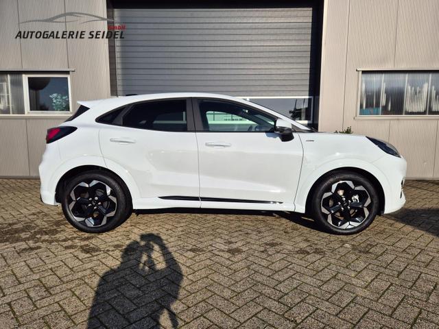Ford Puma ST-Line X 1.0 EcoBoost Hybrid 125PS Automatik NEUES MODELL 360°Kamera AbstandsTempomat el.Heckklappe Premium Leder (Sensico) B+O-Sound Klimaautomatik Sitzheizung Lenkradheizung Frontscheibe beheizb. Ford-Navi SYNC4 Bluetooth Apple CarPlay Android A 