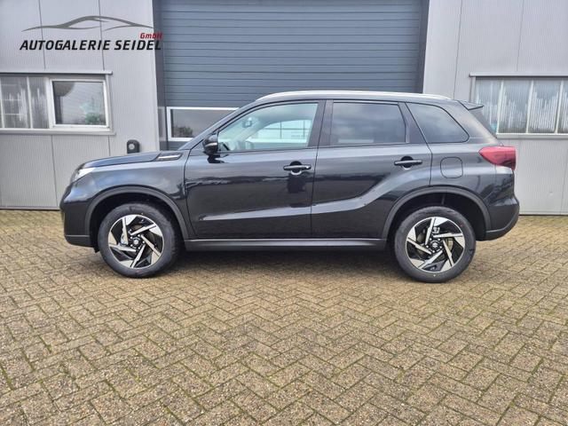 Suzuki Vitara Comfort+ 110PS Automatik MHEV 4x4 ALLGRIP 1.4 Boosterjet Allrad Teilleder Navi Klimaautomatik Sitzheizung ACC PDC v+h Rückf.Kamera Suzuki-Radio Apple CarPlay Android Auto Touchscreen 2xKeyless 17-LM 