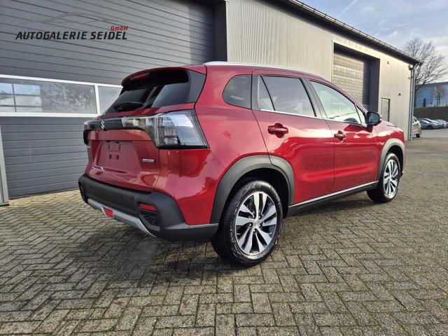Suzuki S-Cross Comfort+ 110PS Automatik MHEV 4x4 ALLGRIP 1.4 Boosterjet Allrad Teilleder Navi Klimaautomatik Sitzheizung ACC PDC v+h 4x Kamera Suzuki-Radio Apple CarPlay Android Auto Touchscreen 2xKeyless 17-LM 