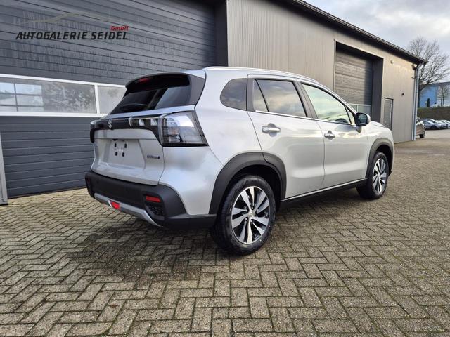 Suzuki S-Cross Comfort+ 110PS Automatik MHEV 4x4 ALLGRIP 1.4 Boosterjet Allrad Teilleder Navi Klimaautomatik Sitzheizung ACC PDC v+h 4x Kamera Suzuki-Radio Apple CarPlay Android Auto Touchscreen 2xKeyless 17-LM 