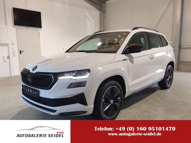 Skoda Karoq - Sportline 2.0 TSI 190 PS 4x4 DSG Navi-Anhängerkupplung-Garantie-LED-Matrix-AppleCarPlay-Android-Auto-ACC-Kessy-2-Zonen-Klimaautomatik-18''Alu