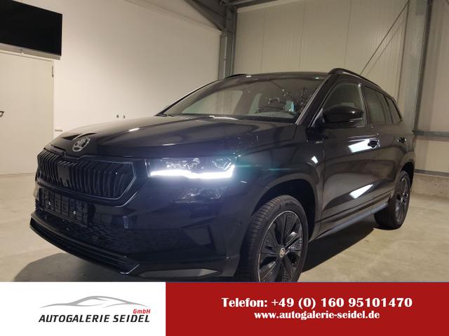 Skoda Karoq - Sportline 2.0 TSI 190 PS 4x4 DSG Navi-Anhängerkupplung-Garantie-LED-Matrix-AppleCarPlay-Android-Auto-ACC-Kessy-2-Zonen-Klimaautomatik-18''Alu