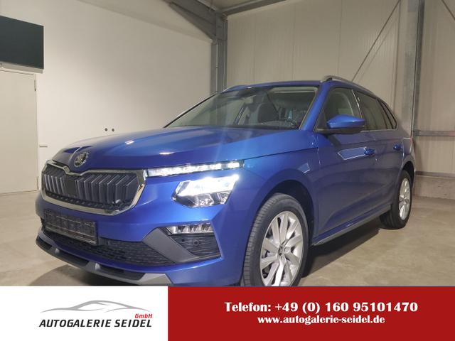 Skoda Kamiq - 130 Jahre Premium Edition 1.5 TSI 150 PS DSG Anhängerkupplung-AppleCarPlay-AndroidAuto-Winterpaket-Alcantara-DAB-Tempomat-Totwinkelassist-Kamera-SunSet-el.Heckklappe-17''Alu