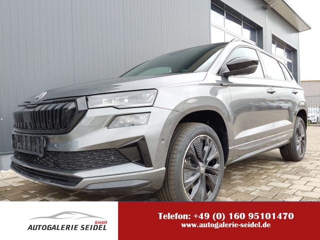 Skoda Karoq - Sportline 1,5 TSI 150 PS DSG Navi-4x Sitzheizung-Canton Sound-Anhängerkupplung-LED-Matrix-AppleCarPlay-Android-Auto-ACC-Kessy-2-Zonen-Klimaautomatik-18''Alu-Sofort