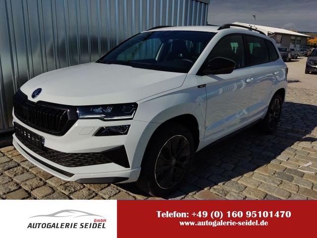 Skoda Karoq - Sportline 2.0 TSI 190 PS 4x4 DSG Navi-Anhängerkupplung-Garantie-LED-Matrix-AppleCarPlay-Android-Auto-ACC-Kessy-2-Zonen-Klimaautomatik-18''Alu-Sofort
