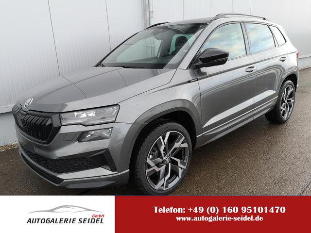 Skoda Karoq - Sportline 2.0TDI DSG 4x4 AHK Matrix Pano Sound Leder 19 Zoll