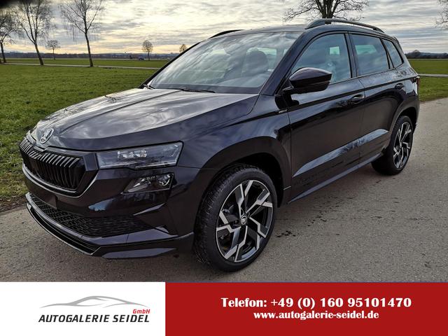 Skoda Karoq - Sportline 2.0TDI DSG 4x4 AHK Matrix Leder 19 Zoll