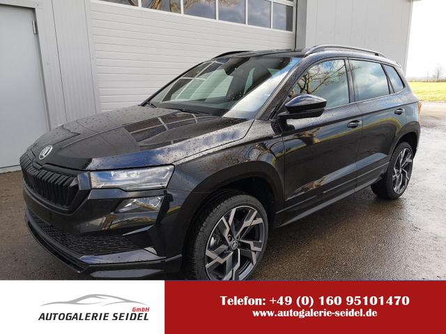 Skoda Karoq - Sportline 1.5TSI DSG AHK Matrix Leder 19 Zoll