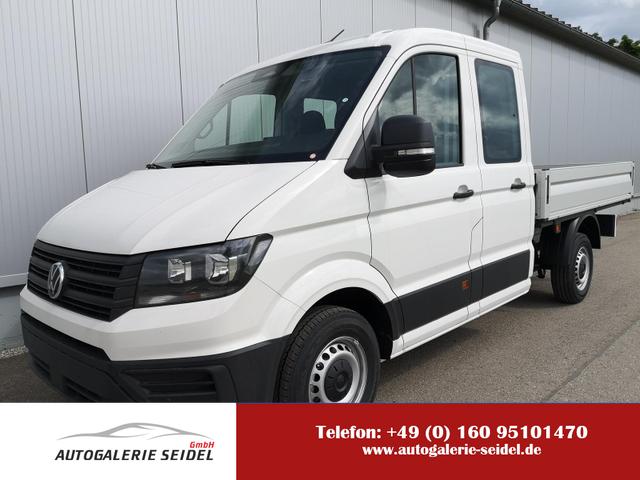 Volkswagen Crafter Pritschenwagen - Doka 35 Pritsche DSG PDC Tempomat 7 Sitzer