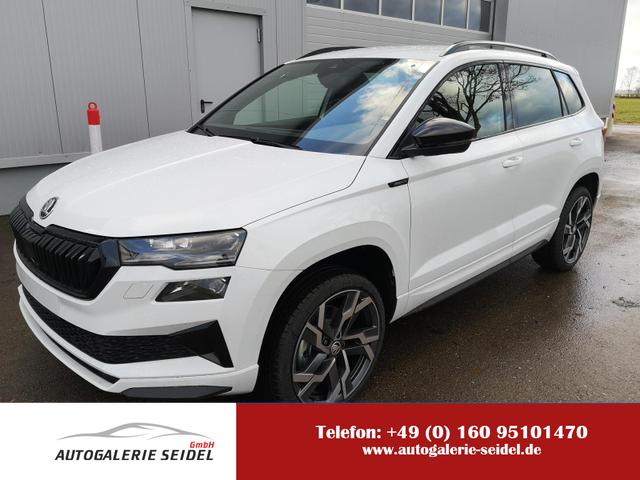 Skoda Karoq - Sportline 2.0TDI DSG 4x4 AHK Matrix Leder 19 Zoll