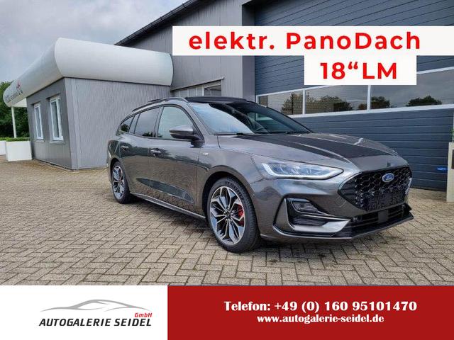 Ford Focus Turnier - 1.0 125PS ST-Line X elektr. PanoDach Winterpaket Rückf.Kamera ACC Klimaautomatik Sitzheizung Lenkradheizung Frontscheibe beheizb. Ford-Navi SYNC 4 B+O Sound DAB+ Bluetooth Apple Carplay Android Auto PDC v+h 2xKeyless 18-LM