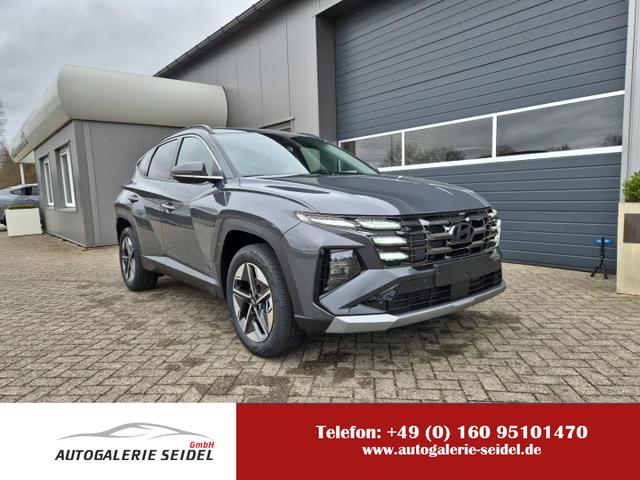 Hyundai TUCSON - Trend 1.6 T-GDI 215PS AT HEV FACELIFT MY2025 elektr. Heckklappe Teil-Leder Sitzheizung v+h Lenkradheizung ACC Klimaautomatik Navi Touchscreen DAB+ wireless Apple CarPlay + Android Auto PDC Rückf.Kamera Matrix-LED-Scheinw.