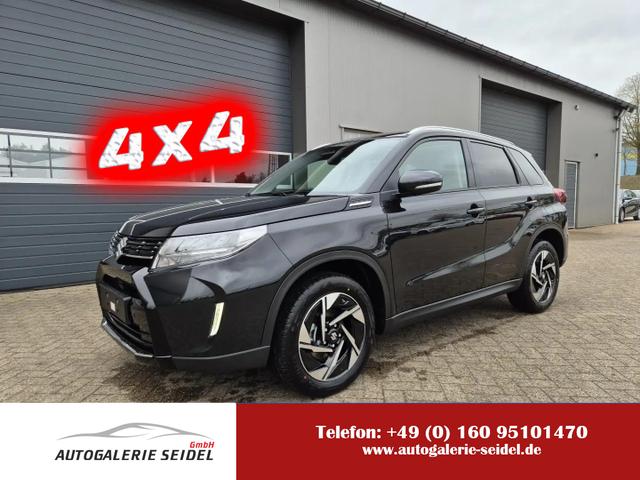Suzuki Vitara - Comfort+ 129PS HYBRID 4x4 ALLGRIP 1.4 Boosterjet Allrad elektr. PanoDach Teilleder mit Alcantara Navi Klimaautomatik Sitzheizung ACC PDC v+h Rückf.Kamera Suzuki-Radio Apple CarPlay Android Auto Touchscreen 2xKeyless 17-LM