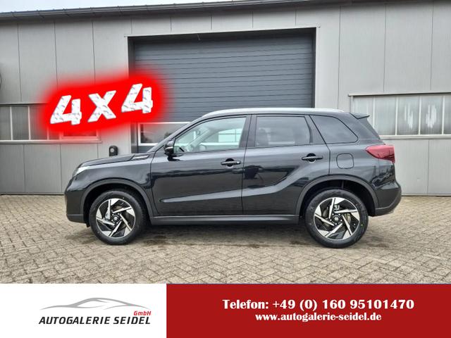Suzuki Vitara - Comfort+ 129PS HYBRID 4x4 ALLGRIP 1.4 Boosterjet Allrad elektr. PanoDach Teilleder mit Alcantara Navi Klimaautomatik Sitzheizung ACC PDC v+h Rückf.Kamera Suzuki-Radio Apple CarPlay Android Auto Touchscreen 2xKeyless 17-LM
