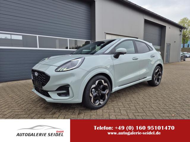 Ford Puma - ST-Line X 1.0 EcoBoost Hybrid 125PS Automatik NEUES MODELL 360°Kamera AbstandsTempomat el.Heckklappe Premium Leder (Sensico) B+O-Sound Klimaautomatik Sitzheizung Lenkradheizung Frontscheibe beheizb. Ford-Navi SYNC4 Bluetooth Apple CarPlay Android A