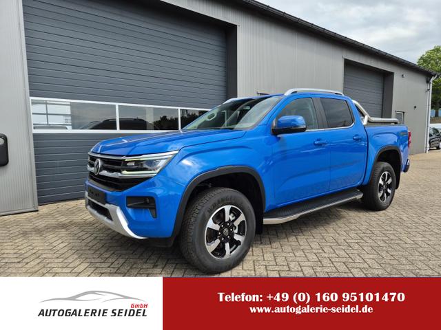 Volkswagen Amarok - Style DoKa 3.0 TDI 240PS 4x4 Automatik Trittbrett Chrompaket Navi Lenkradheizung Frontscheibe beheizb. Sitzheizung AHK Rückf.Kamera ACC Klimaautomatik PDC v+h Apple Carplay Android Auto 2xKeyless 18"LM