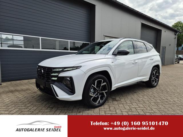 Hyundai TUCSON - N-Line 1.6 T-GDI 252PS Automatik PHEV FACELIFT MY2025 Teil-Leder Sitzheizung Lenkradheizung ACC Klimaautomatik Navi 12,3"-Touchscreen DAB+ wireless Apple CarPlay + Android Auto PDC v+h Rückf.Kamera 2xKeyless 19-LM